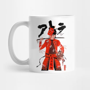 Japanese Samurai Warrior Anime Style Mug